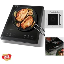 1700W Portable Induction Cooktop,Electric Induction Cooker and Burner,Counter...