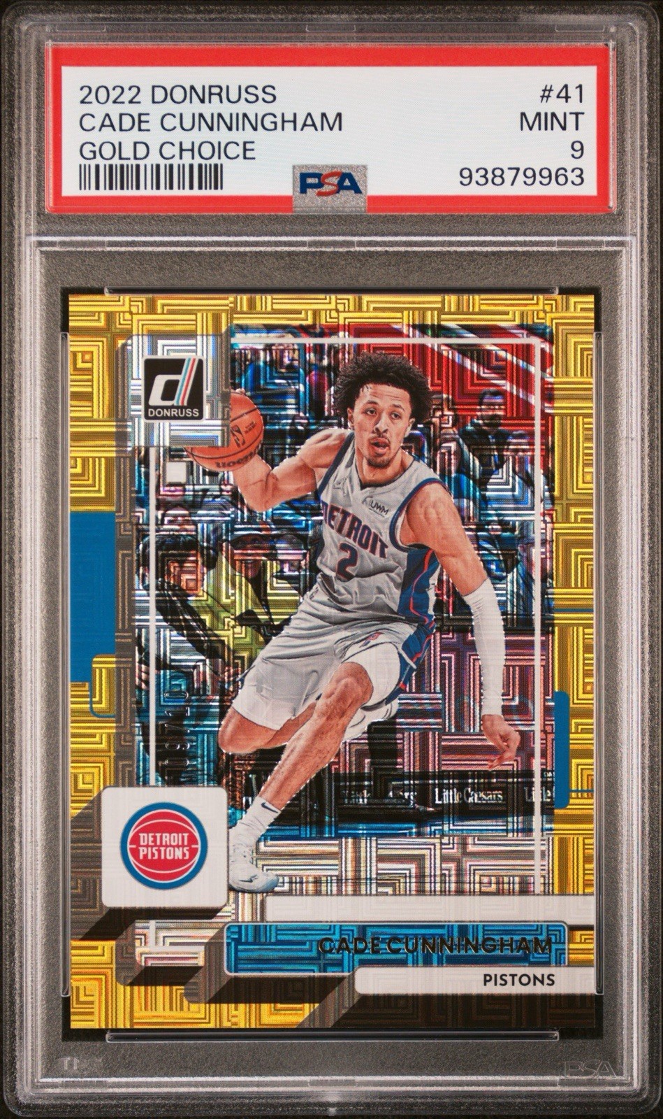  Cade Cunningham Gold Choice 9/10 PSA 9