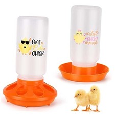 Chick Feeder and Waterer Set   Automatic 1L Chicken Feeder and Waterer for