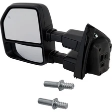 Driver Heated Mirror For 2017-2022 Ford F-250 F-350 Super Duty Textured Towing
