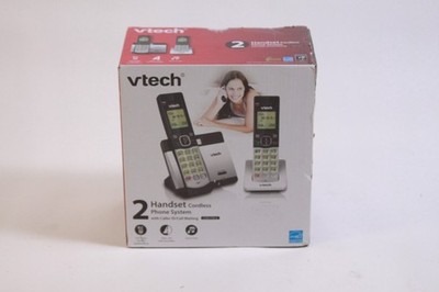 VTech - CS5119-2 DECT 6.0 Expandable Cordless Phone System - Gray/Black Unused