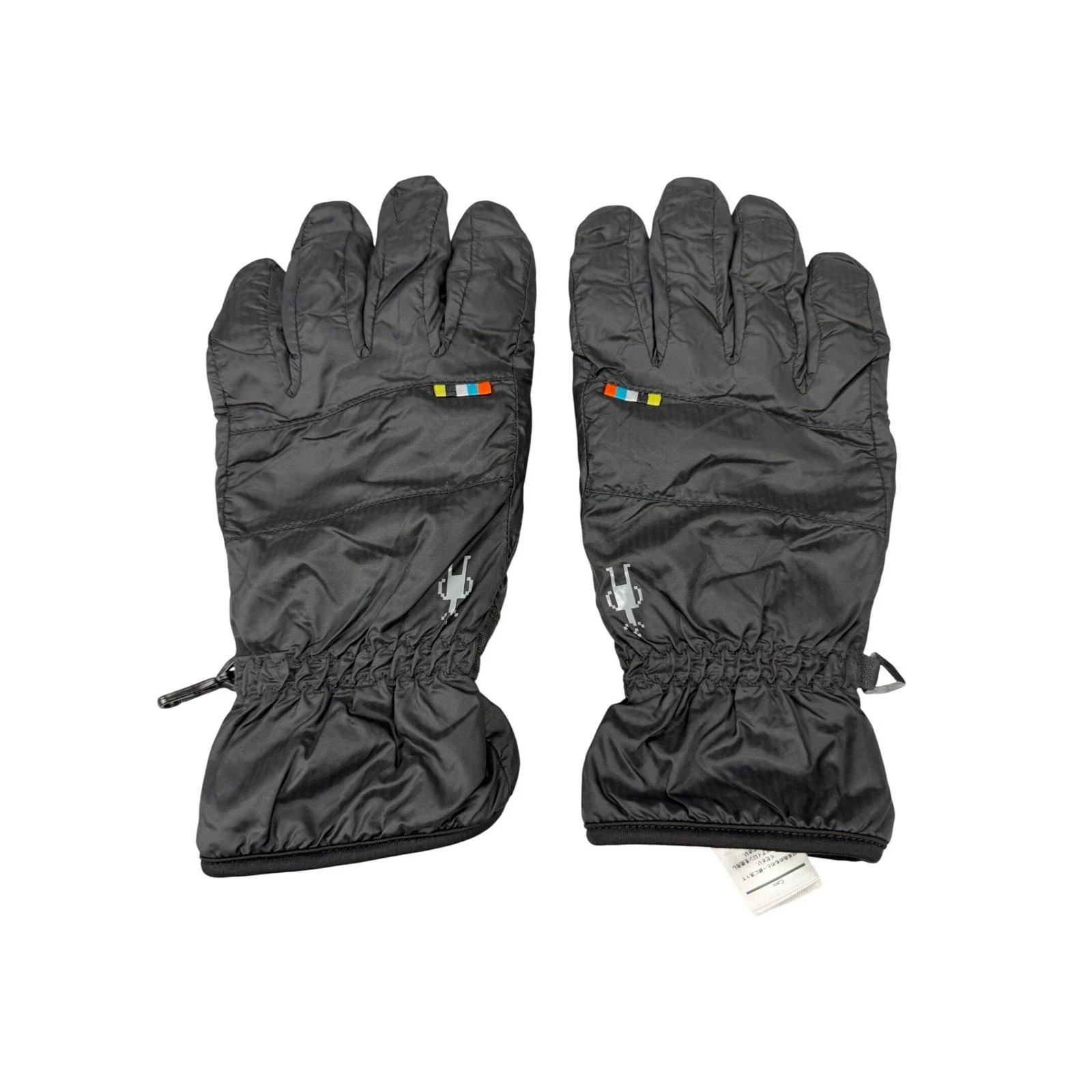 Smartwool Smartloft Insulated Gloves Black Merino Wool Blend Lining Mens Medium