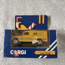 Vintage Corgi J64 Land Rover AA Service Original 1:64 Yellow 1984 Boxed 