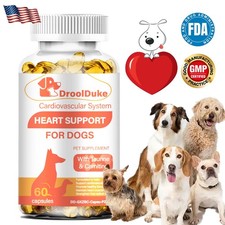 Dog heart supplements help regulate heart rate and improve heart function 60pcs