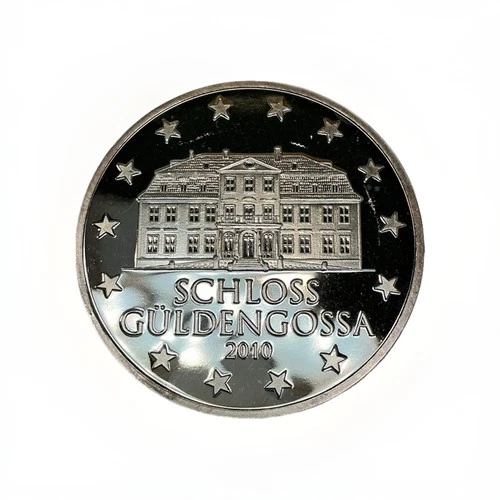 Rare 2010 GEIGER SCHLOSS GULDENGOSSA SILVER 999 1 oz Round Proof