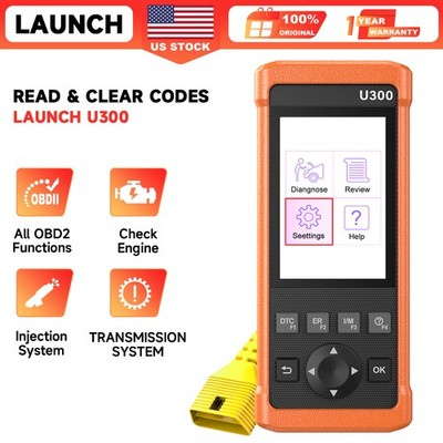 LAUNCH U300 Auto OBD2 Diagnostic Scanner Read Vehicle Information Code Reader