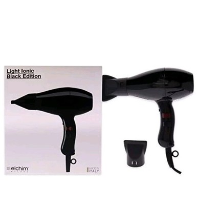 Elchim 3900 Light Ionic Professional Dryer, Lightweight with 2 Concentrators 
