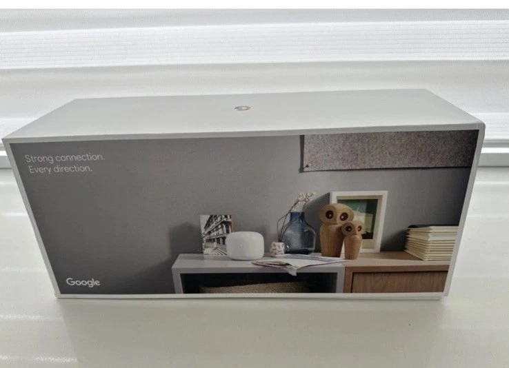 New In Box Google Nest WiFi System In White Router And 2 Points - Image 4 of 4