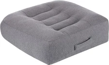 WSGJHB Large Seat Cushion, Extra Thick Booster Large, Gray 