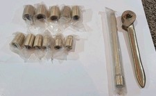 Lot of 13 ST 1/2" SAE 12-Pt Non-Sparking Ratchet Extension Socket Set 1"-5/16"