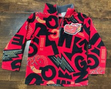 Disney lightning McQueen 3T quarter zip fleece
