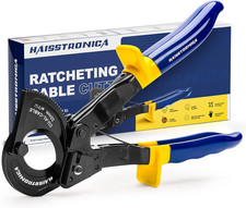Ratchet Cable Cutters,Heavy Duty Wire Cutters for Cutting Electrical Copper & Al