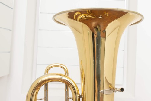 B&S F-Tuba 3100 • 6 Ventile • Goldmessing-Mundrohr • Minibal • inkl. Koffer, Gig - Picture 8 of 12