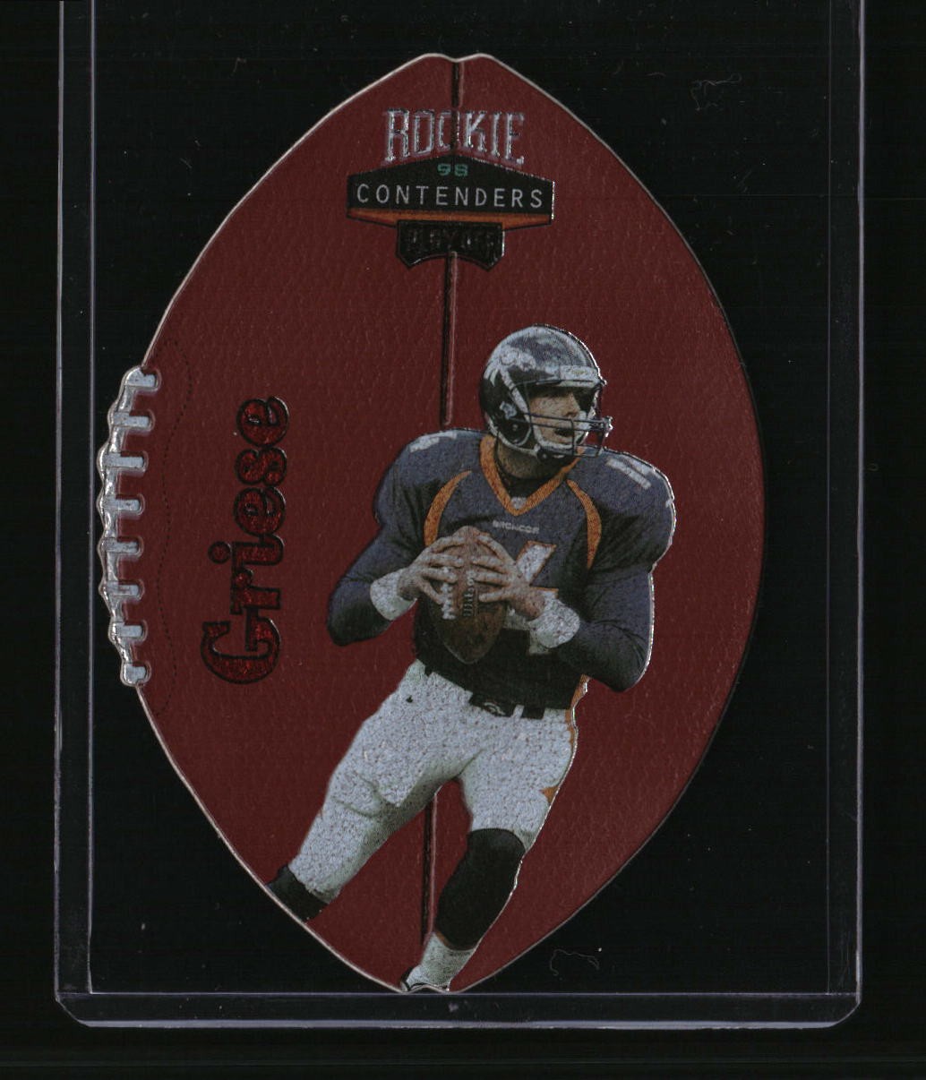 Brian Griese Playoff Contenders Leather #24 Red