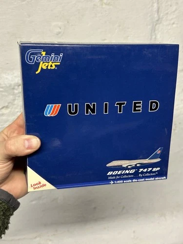 NEW Gemini Jets 1/400 United Airlines Boeing 747SP Aircraft Registration: N145UA