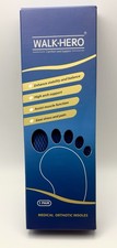Walk Hero Plantar Fasciitis Feet Insoles High Arch Orthotics Mens 8-8 1/2 Women