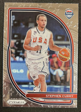 Panini 2020-21 Prizm Stephen Curry USA Basketball United States #10 Insert Card