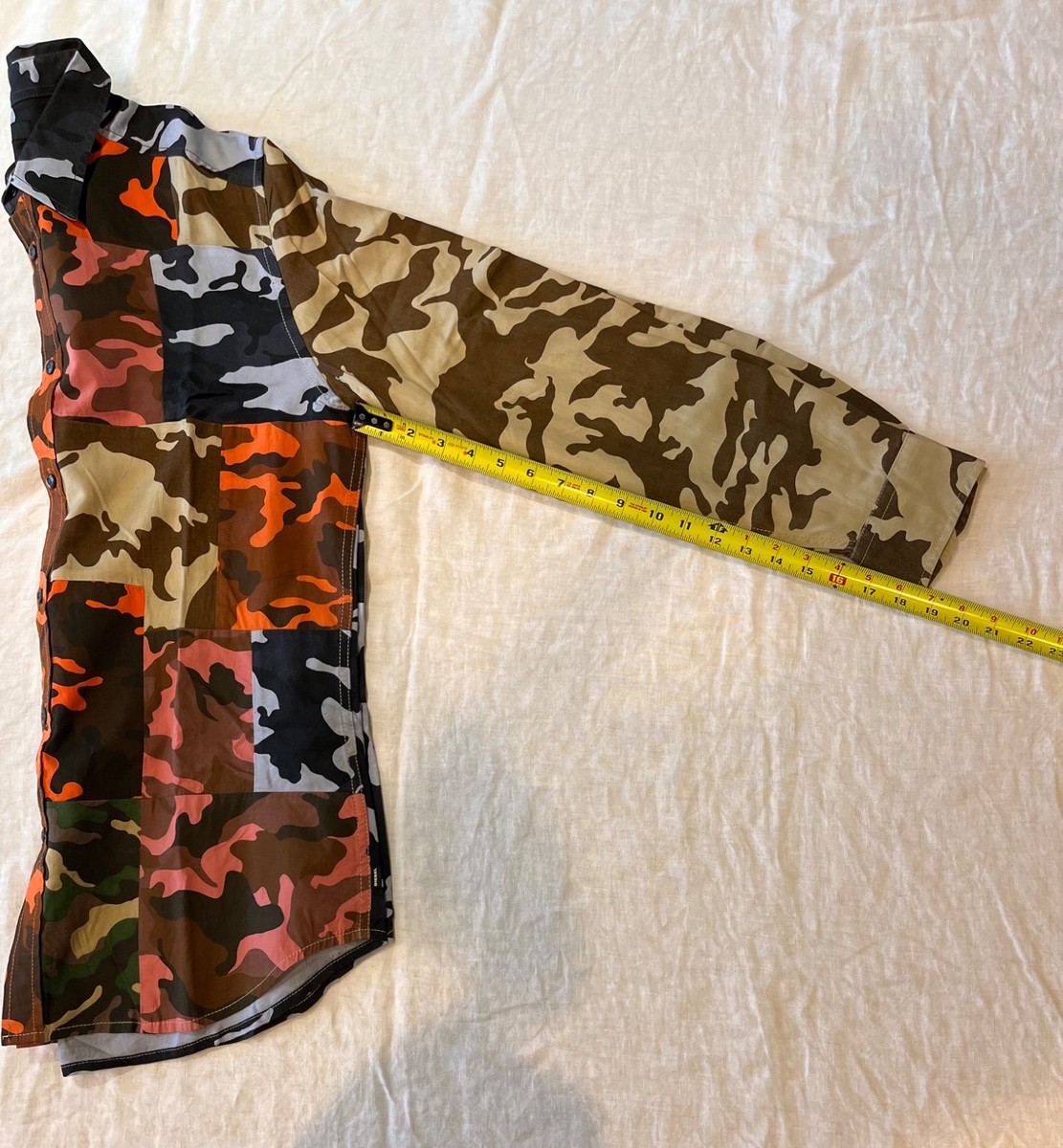 Diesel Men Regular Fit Camouflage Long Sleeves Shirt - Large | eBay