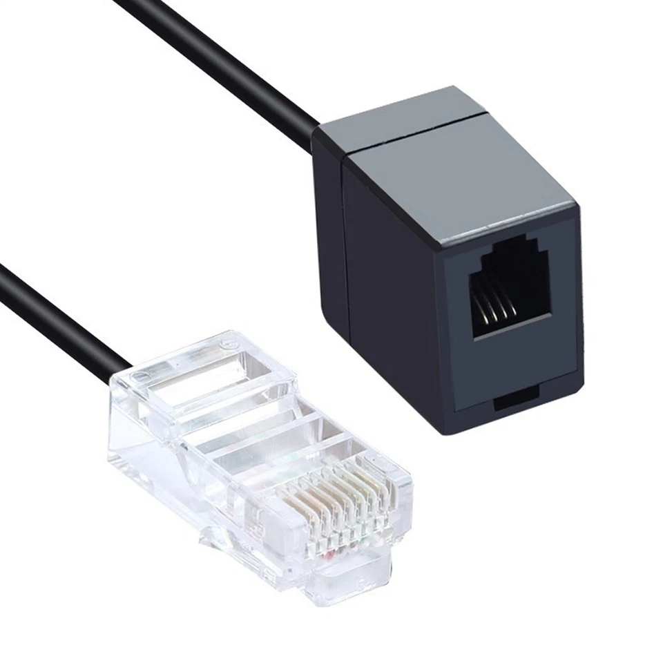 RJ45 to RJ11 Adapter Cable 14-Inch Powerful RJ45 to RJ11 Converter Cable - Image 4 of 4