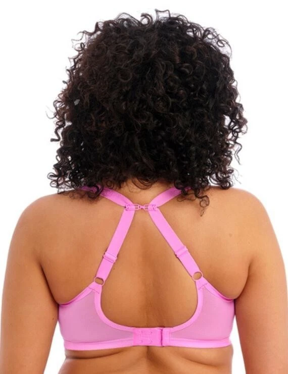 Sutiã Elomi Brianna Plunge Underwire EL8080-VEK muito rosa novo com etiquetas - Imagem 4 de 4