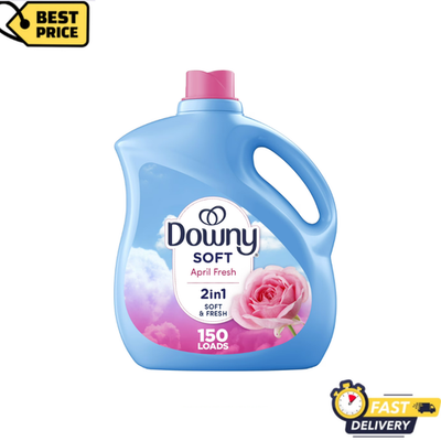 #ad Downy Liquid Fabric Softener April Fresh Scent 111 fl oz 150 Loads Laundry Use $12.59