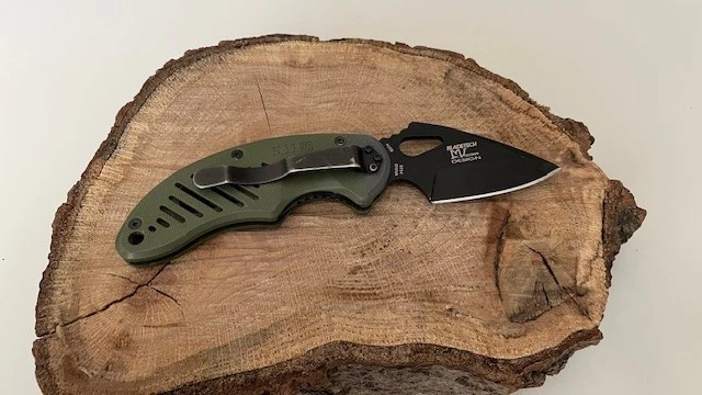 5.11 Tactical Knife BladeTech 0514 AUS 8 Black Blade Folding Pocket Knife Mike - Image 3 of 4