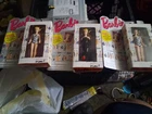 3X Original BARBIE Vintage 1995 MATTEL Keychain Dolls Nos