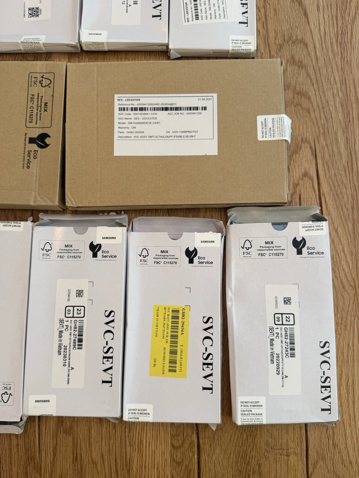 Faulty Job Lot Samsung Screens & Parts Approx 25 Various Faults Unknown 4