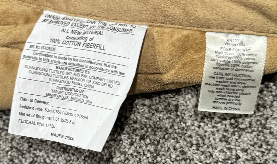 Woolrich Kids Quilt Big Bear Campground Camp Comforter Blanket 63x85 Bedding - Image 4 of 4