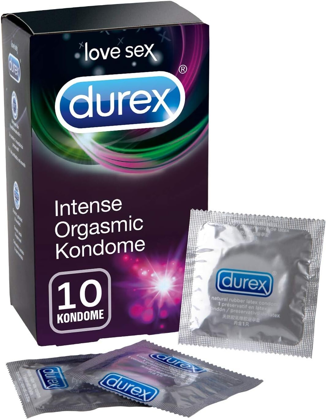 Durex Intense Orgasmic Condoms PACK OF 10 – Free shipping