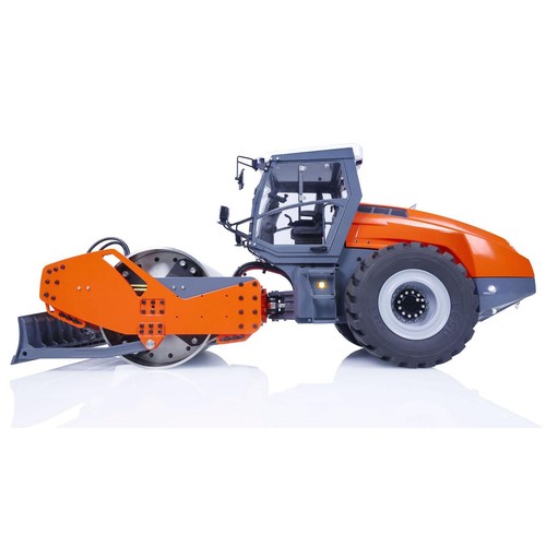 LESU 1/14 Metal Radio Control Hydraulic Road Roller Truck Aoue-H13i Lights Sound - Picture 8 of 12