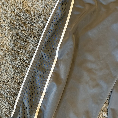 Pantaloni da pista vintage Reebok ragazzi grandi grigi retrò Blokecore Ladcore tempo libero - Foto 5 di 14