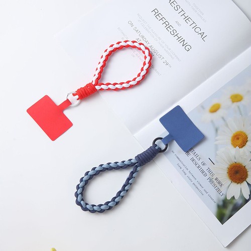 Nylon Braided Phone Case Hanging Rope Strap Phone Chain Anti Lost Keychain Bag - 第 11/21 張圖片