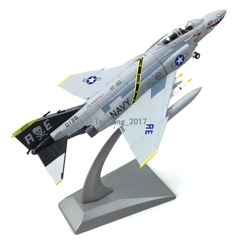 1:100 McDonnell-Douglas F-4C Phahtom Plane Model Diecast Military Airplane Model - Picture 7 of 14