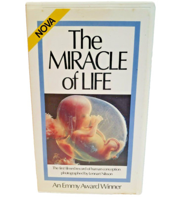 The Miracle of Life Beta Nova Betamax Video Tape Clamshell Lennart Nilsson