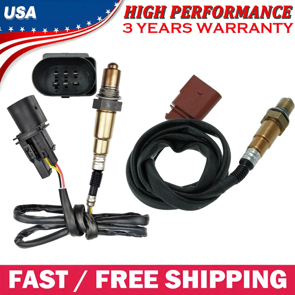 4x O2 Oxygen Sensor Upstream & Downstream For 2004-2007 Volkswagen Touareg 4.2L - Изображение 2 из 4
