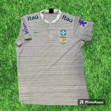 #24 CHOMBA SELECCIÓN BRASIL 2017 GRIS (S M L-XL-2X) consulta el Talle MLl0743
