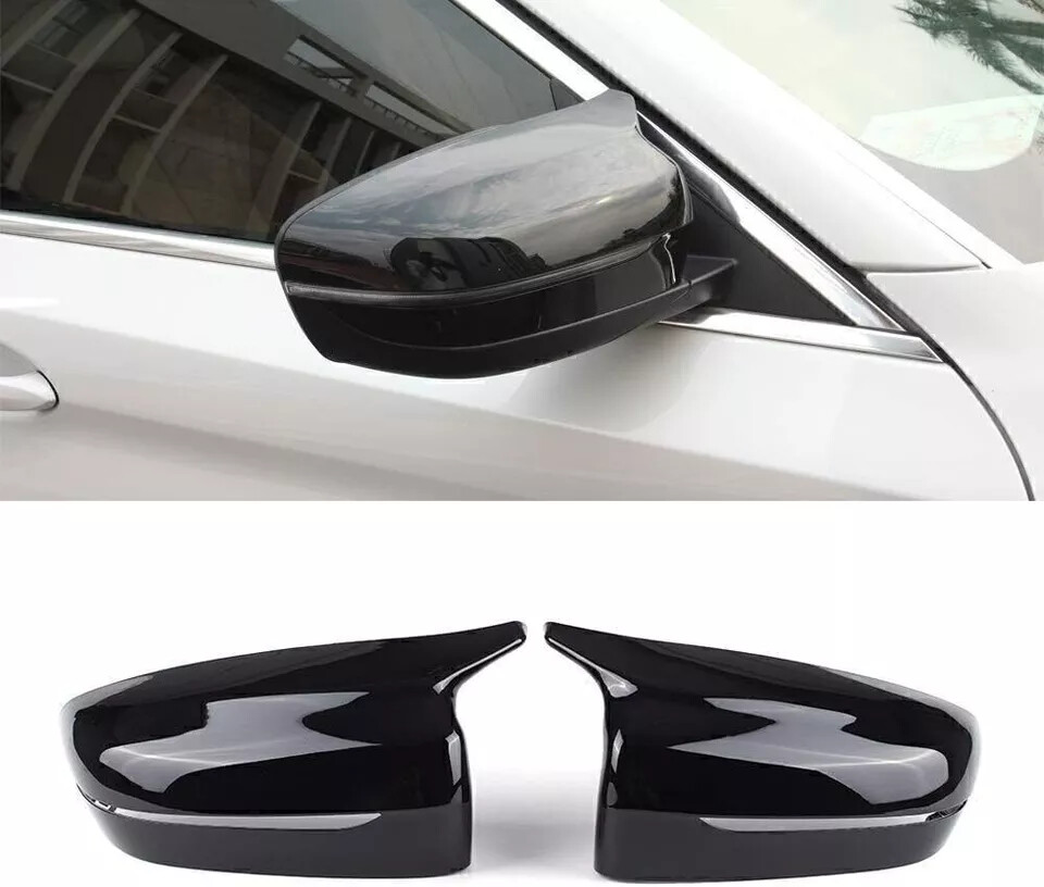 Gloss Black M-Style Side Mirror Cover Caps For BMW G20 G21 G22 G30 G31 G11 G14 t