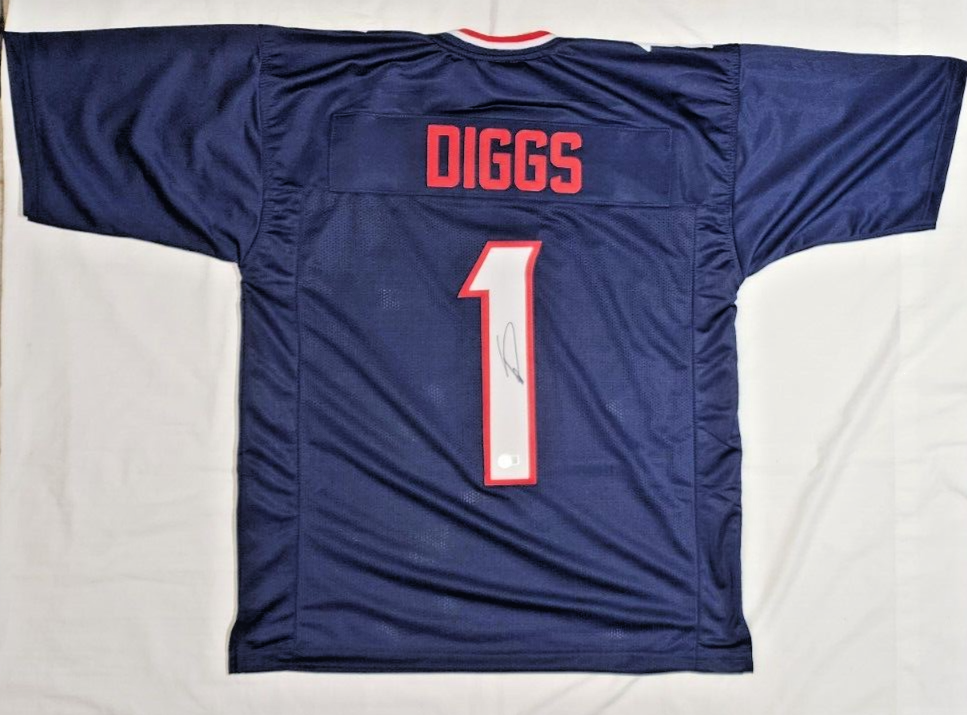 Stefon Diggs Autographed Signed Houston Texans #1 Jersey / by Diggs, Beckett COA 