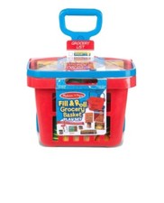 Melissa  Doug 4073 Fill  Roll Grocery Basket Play Set - NEW
