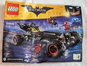 LEGO Batman Movie BATMOBILE 70905 Set, Complete w/Box, One Bag Still Sealed