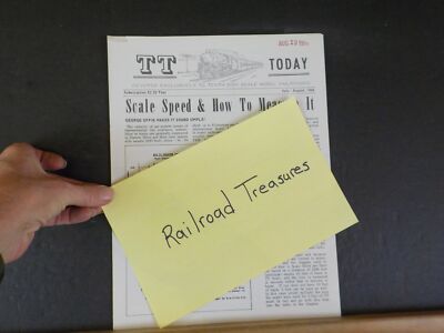 TT Today 1966 Juli August zehnter Zoll Maßstab Modelleisenbahn Scale Geschwindigkeit How to