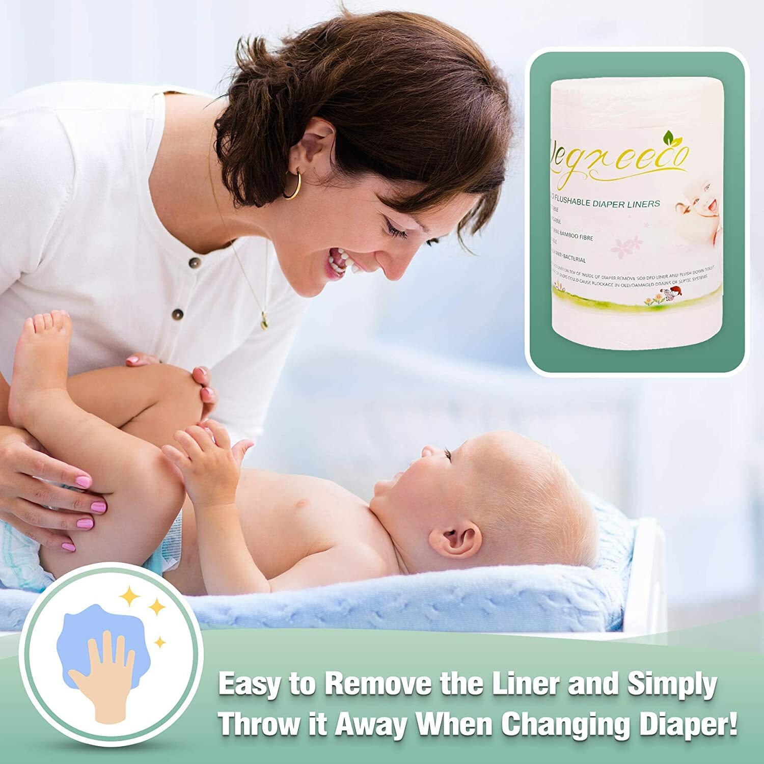 wegreeco diaper liners