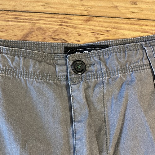 Mens CGS 40W 11" Cargo Shorts Champ Sports Gear Gray Cotton - Picture 3 of 7