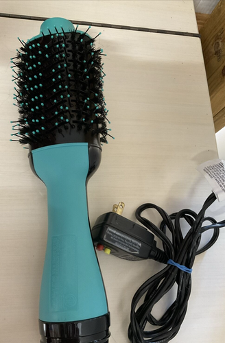 REVLON One-Step Volumizer Original 1.0 Secador de Pelo y Cepillo de Aire Caliente, Negro Verde azulado - Imagen 5 de 5