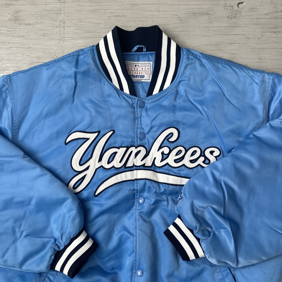 【naoogawa123】STARTER NEW YORK YANKEES Yankees Starter Diamond Collection Navy Blue Men's Jacket