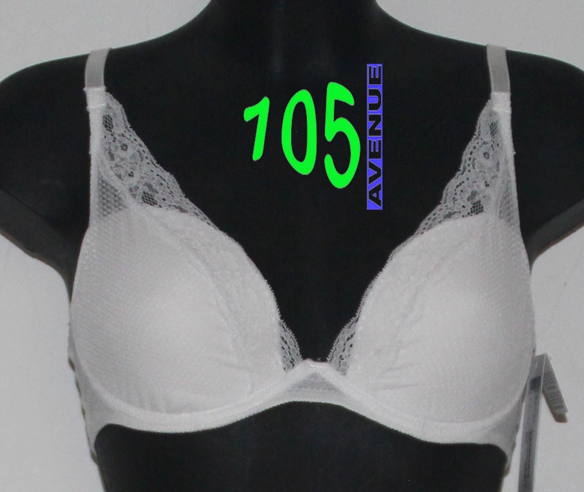 Miss Perfect Estensione Reggiseno 2 Ganci – Bianco, Allunga La Circonferenza Da 2,5 A 7,6 Cm, Morbida