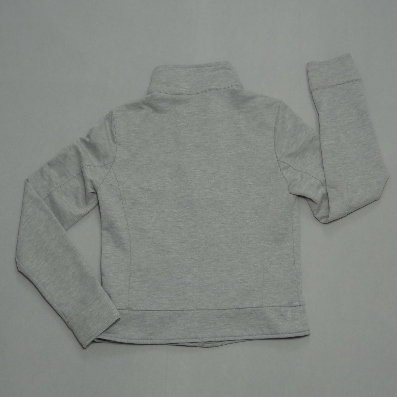 Forever 21 Cotton-Blend Gray Full Zip Jacket Snap… - image 16