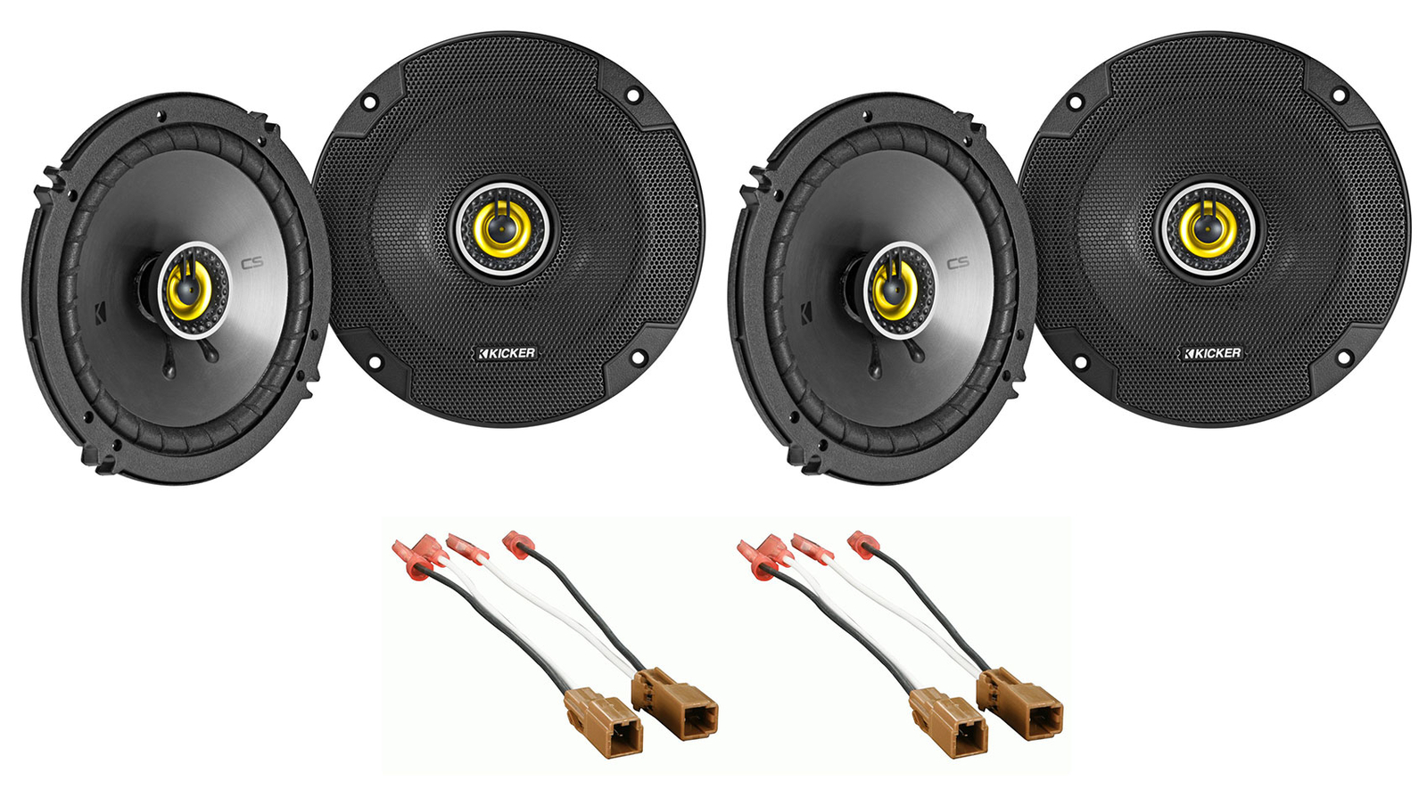 Комплект для замены передних и задних динамиков Kicker CSC 65 для Nissan Altima 2007-2012 годов выпуска