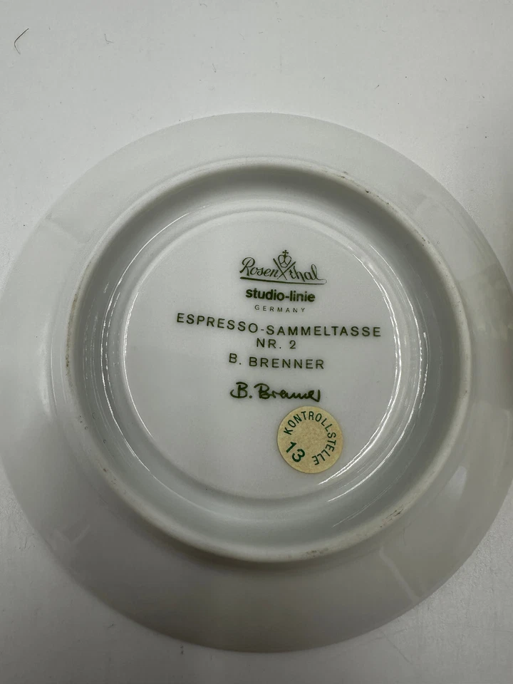 Rosenthal Studio Line Espresso Tasse Cupola - NR 2  - B. Brenner - Bild 3 von 4